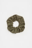 Linen Scrunchie  Olive Leaf  hi-res