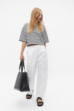 Stripe Boxy Tee  Black Stripe  hi-res