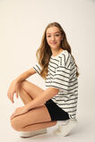Oversized Logo Tee  Canvas Stripe  hi-res