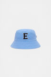 Blue Initial Bucket Hat  E  hi-res