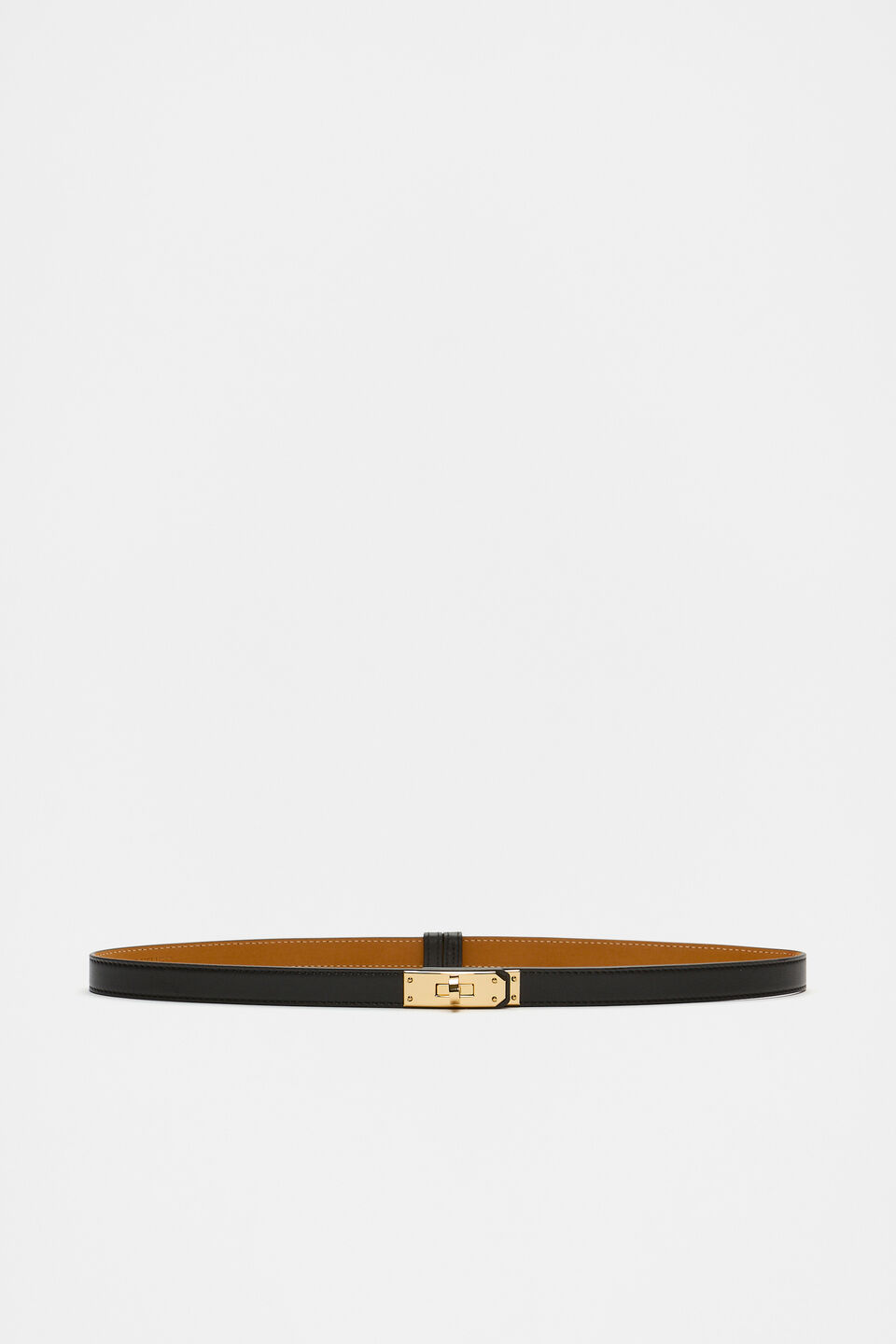 Florence Twist Buckle Belt  Black