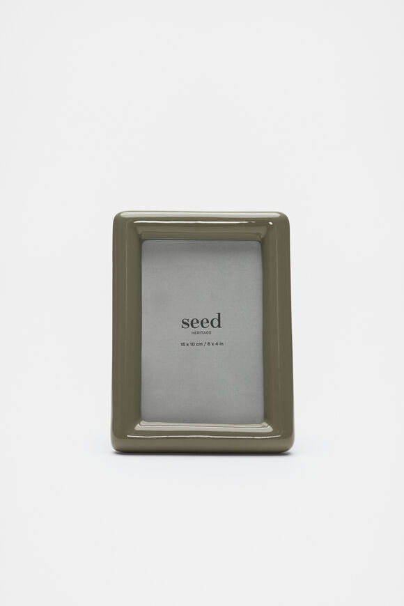 Sage Small Photo Frame  Olive Leaf  hi-res