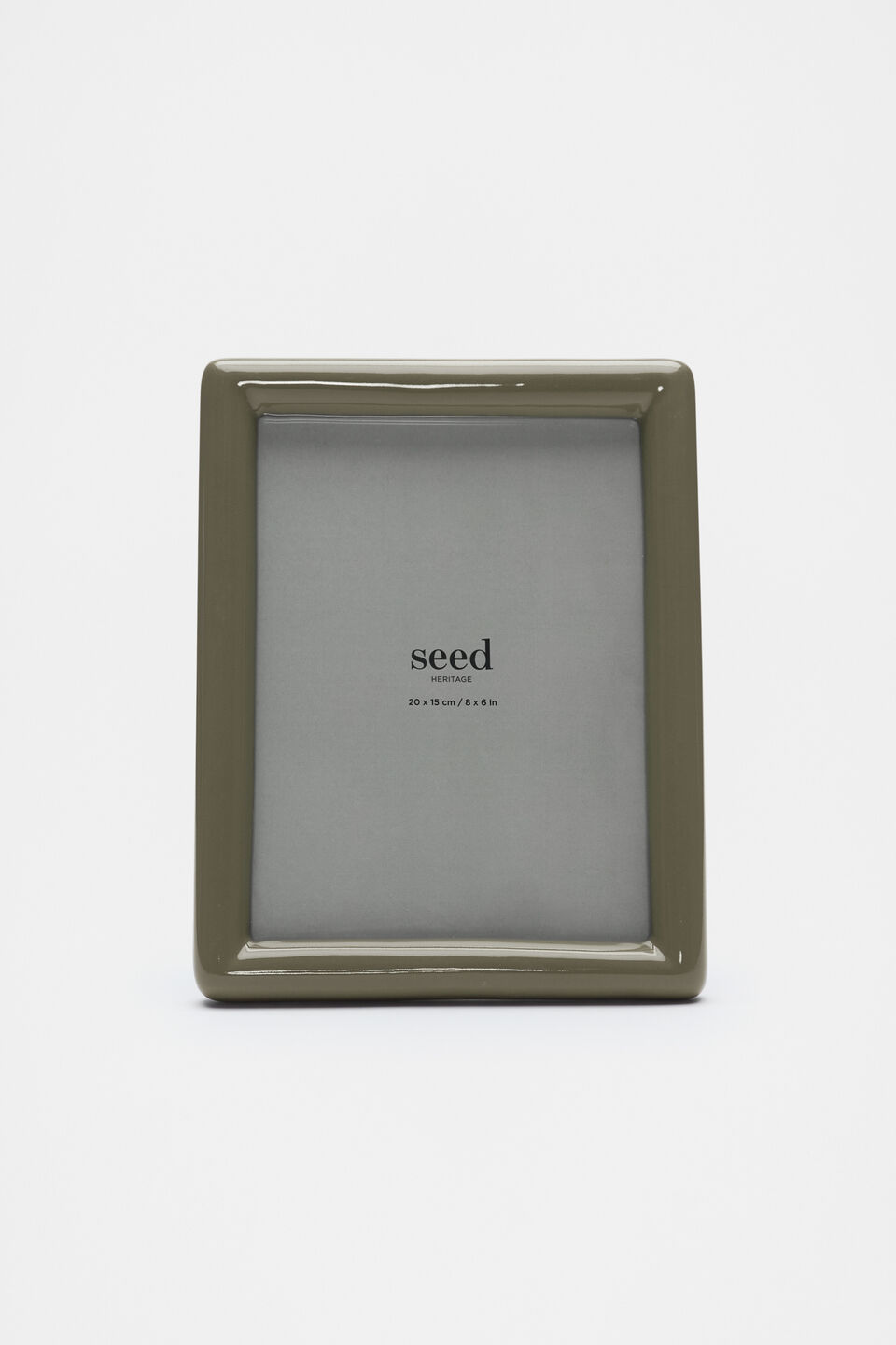 Sage Medium Photo Frame  Olive Leaf