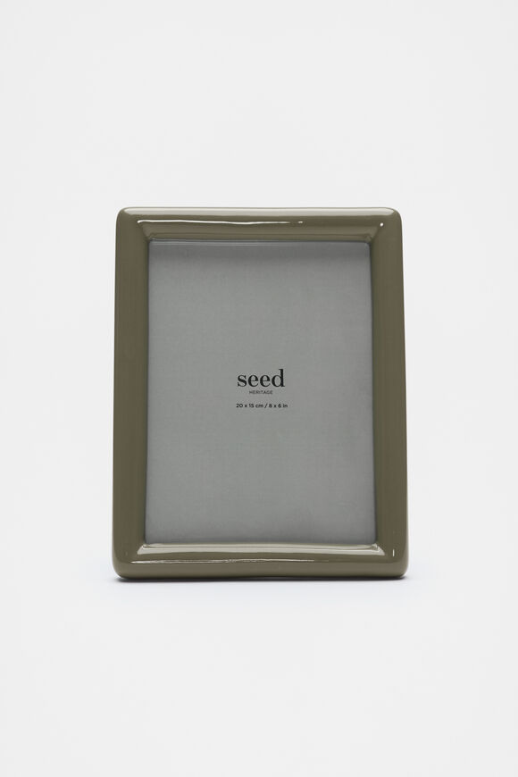 Sage Medium Photo Frame  Olive Leaf  hi-res