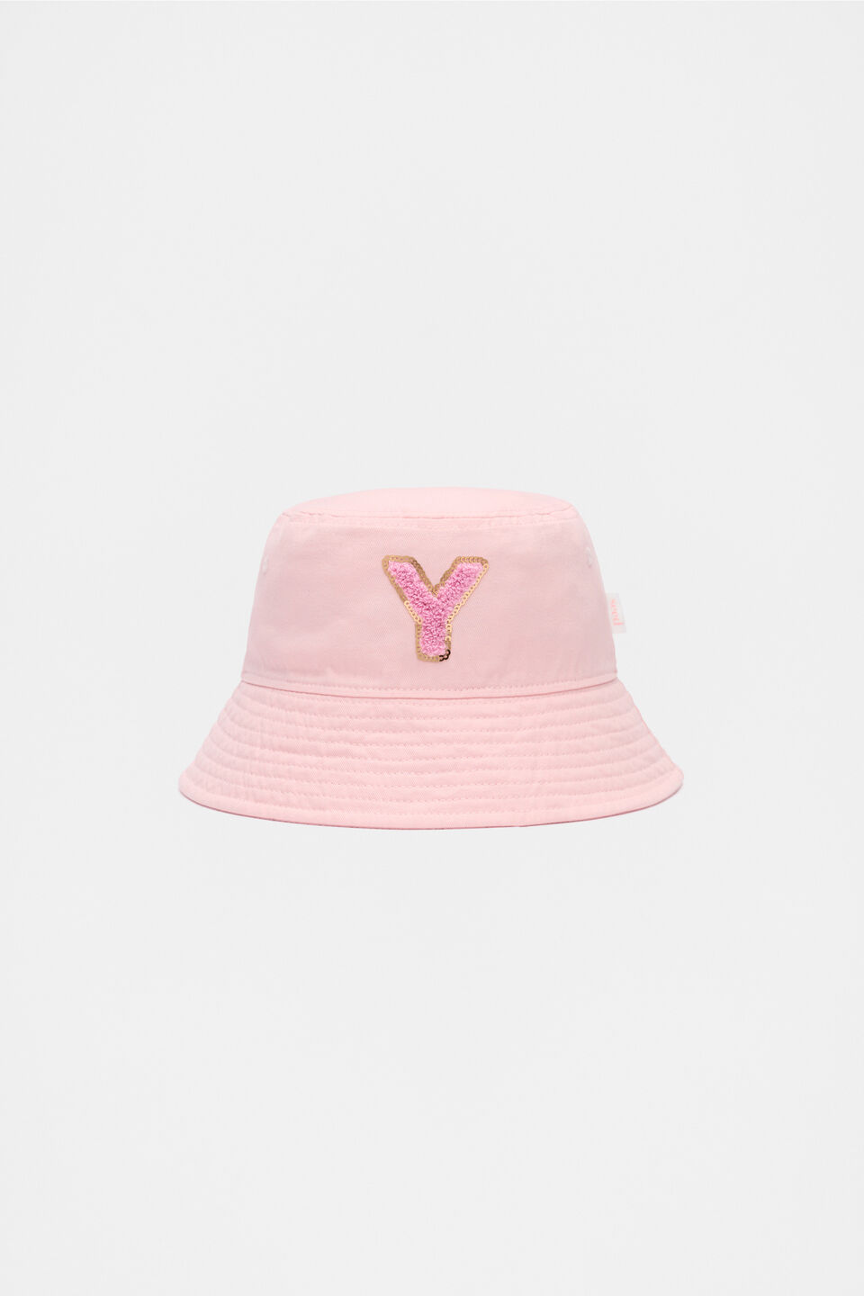 Pink Initial Bucket Hat  Y