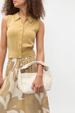 Leather Curved Mini Bag  Tofu  hi-res