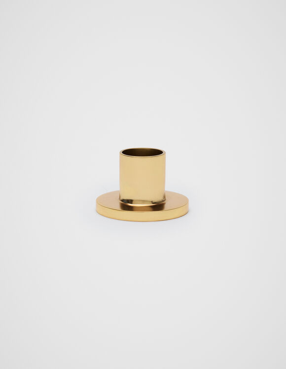 Jude Single Candle Holder  Gold  hi-res