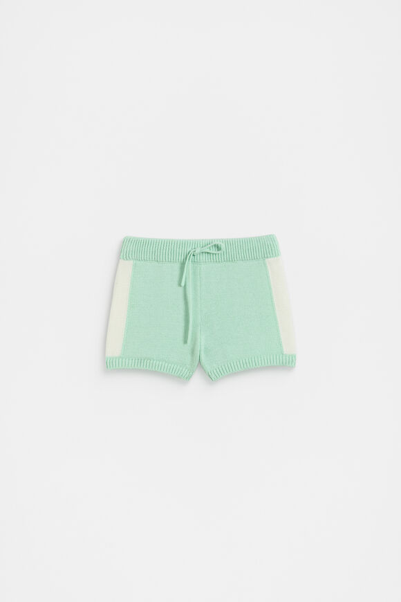 Spliced Knit Short  Mint  hi-res