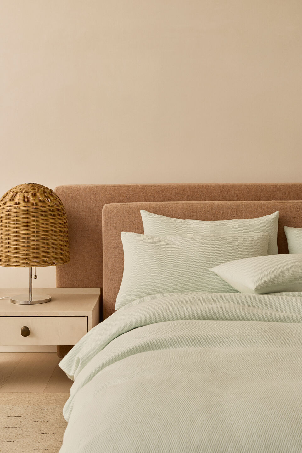 Mila King Duvet Cover  Mist