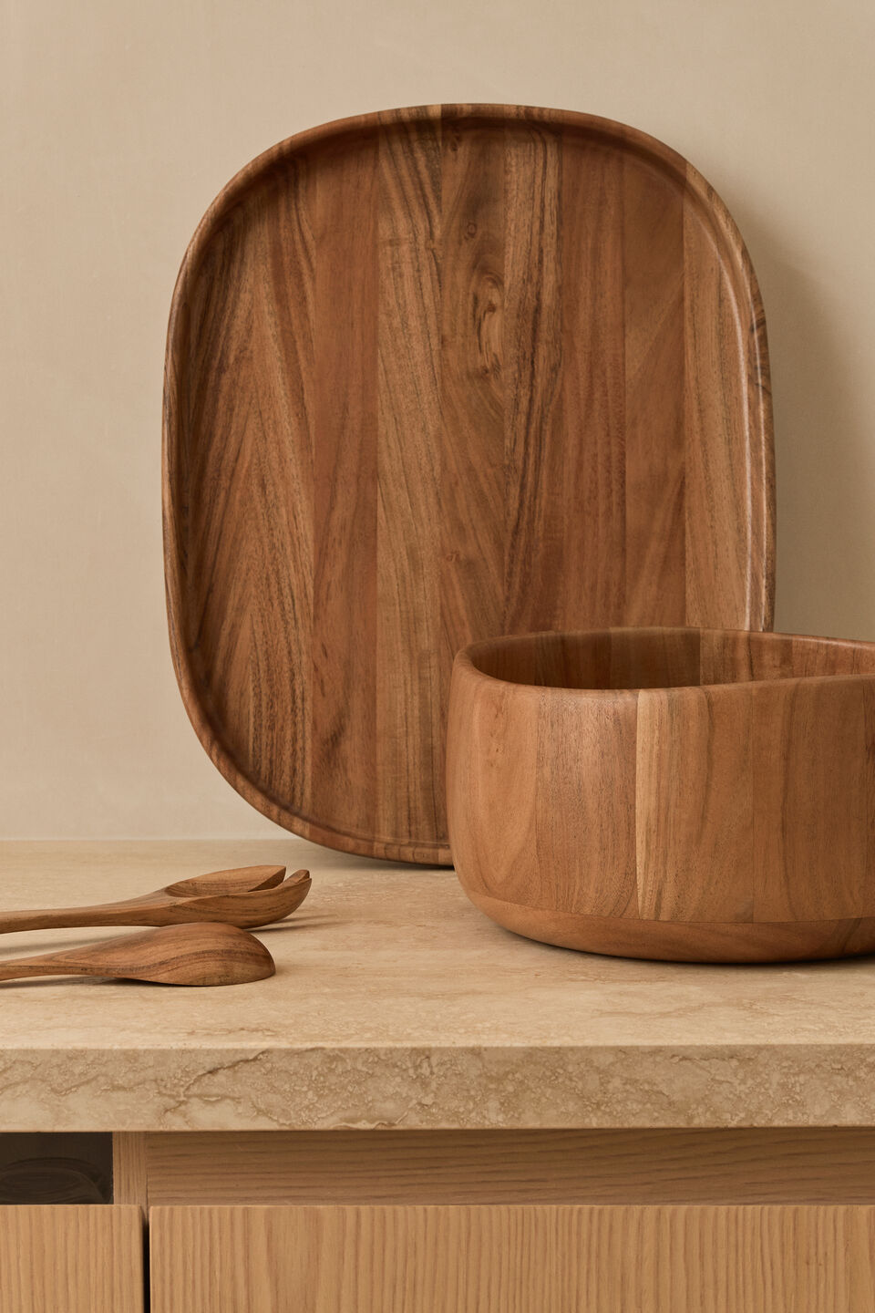 Sawyer Large Tray  Acacia