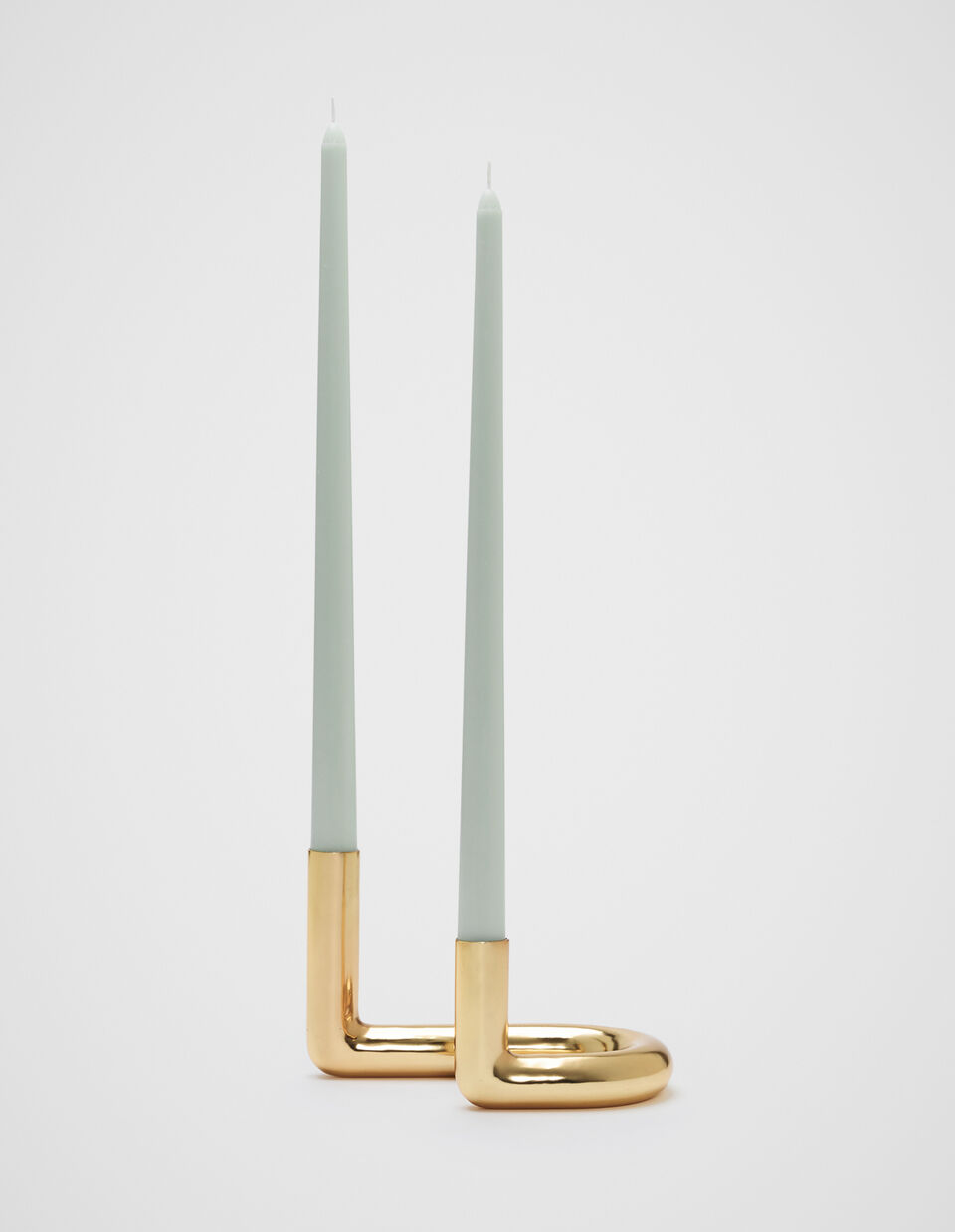 Jude Twin Candle Holder  Gold