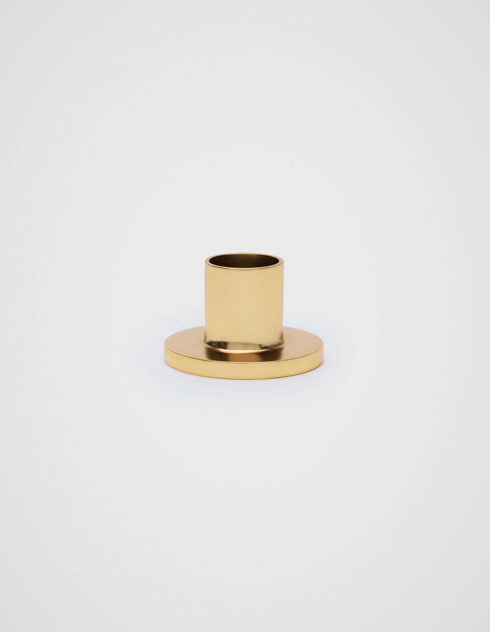 Jude Single Candle Holder  Gold