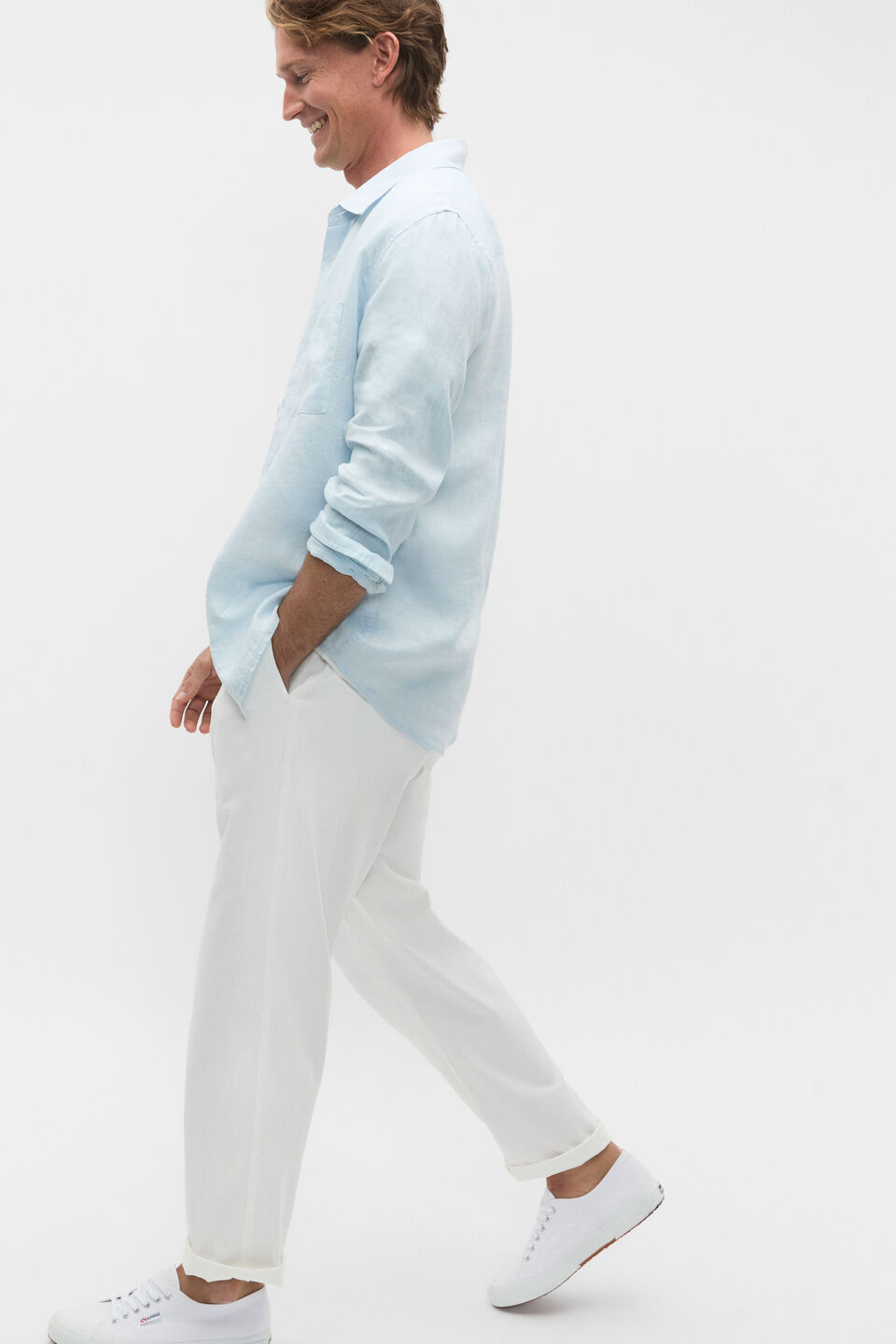 Linen Everyday Shirt  Skyway