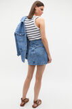 Core Denim Mini Skirt  Mist Blue Wash  hi-res