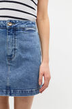 Core Denim Mini Skirt  Mist Blue Wash  hi-res