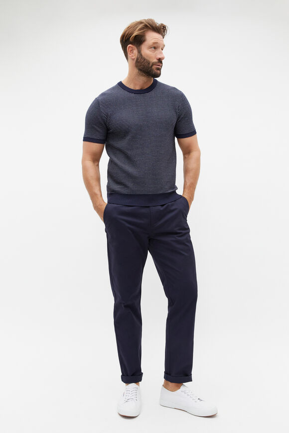 Knit Tee  Chalk Stripe  hi-res
