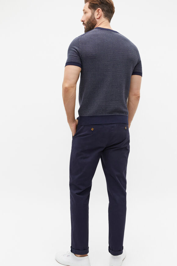 Knit Tee  Chalk Stripe  hi-res