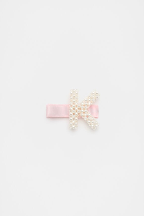 Initial Pearl Duck Clip  K  hi-res