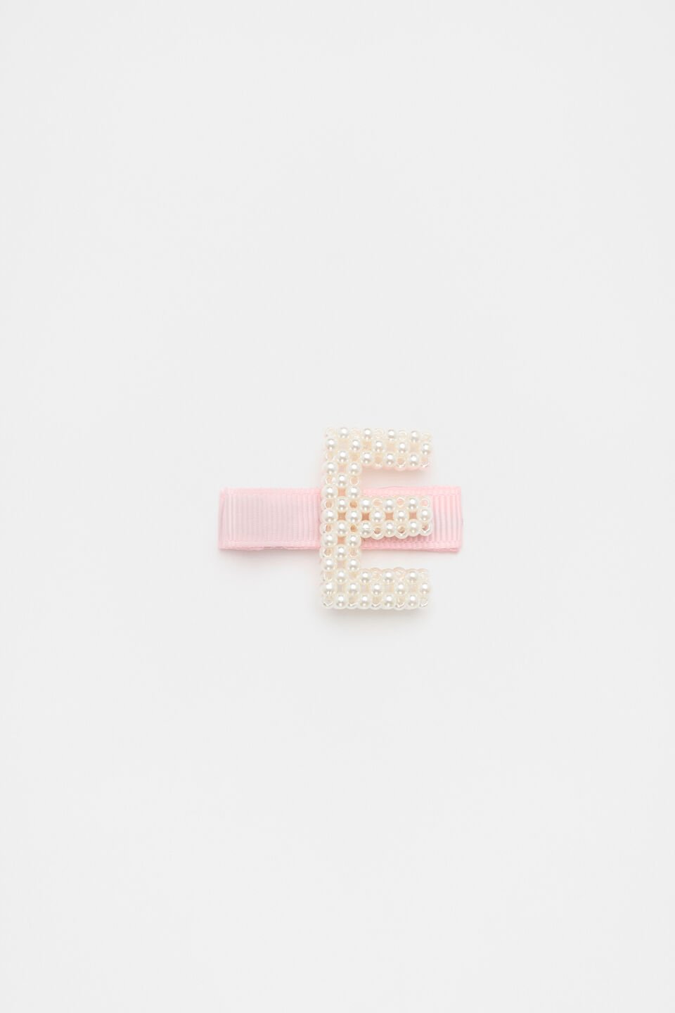 Initial Pearl Duck Clip  E