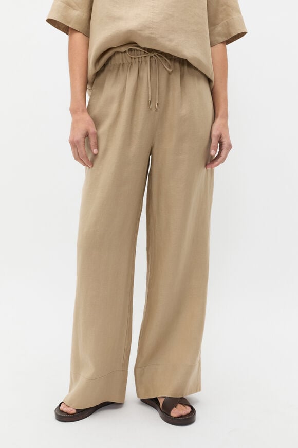 Core Linen Casual Tie Pant  Rye  hi-res