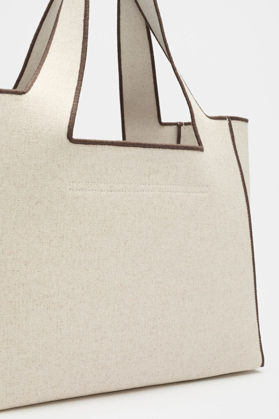 Fabric Logo Tote  Pinecone