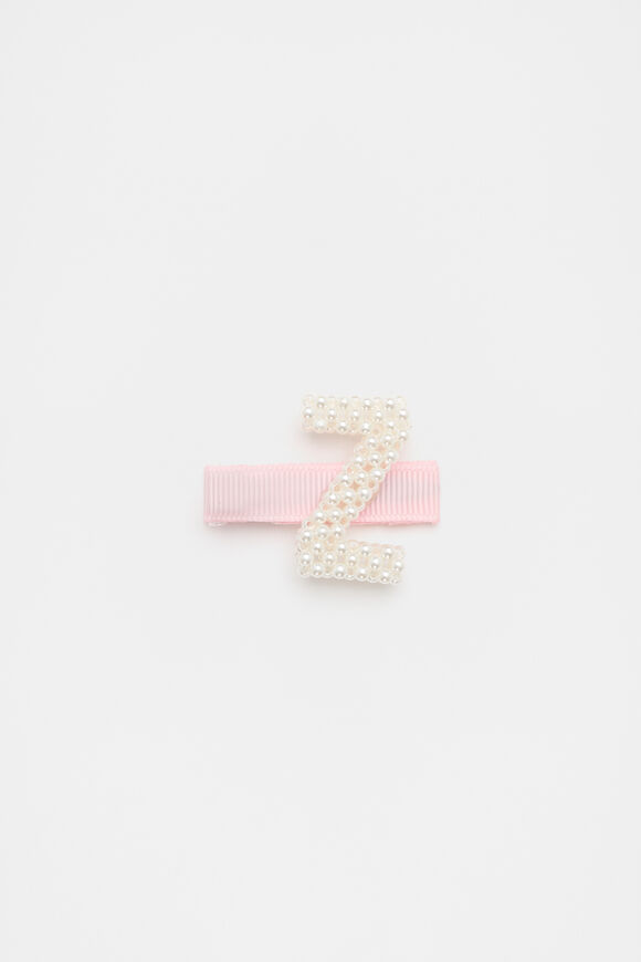 Initial Pearl Duck Clip  Z  hi-res