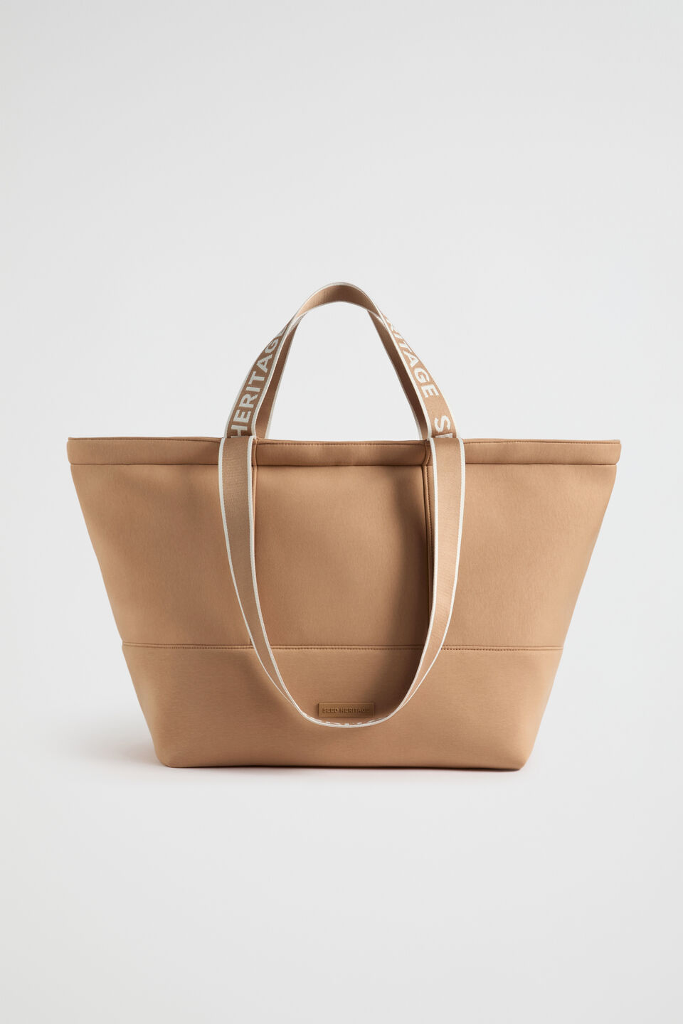 Seed Jersey Overnight Tote  Fudge