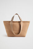 Seed Jersey Overnight Tote  Fudge  hi-res