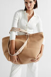 Seed Jersey Overnight Tote  Fudge  hi-res