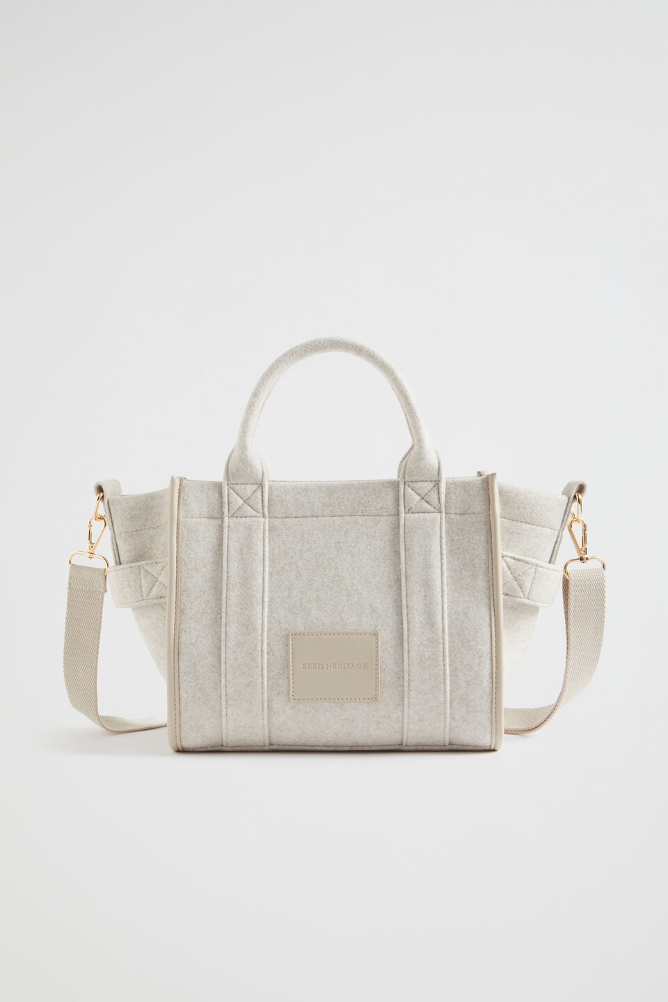 Felt Mini Tote  Oat