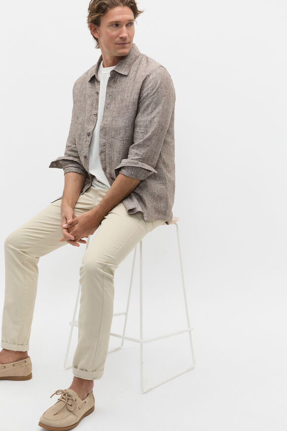 Linen Everyday Shirt  Cocoa  hi-res