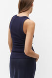 Australian Cotton Rib Tank  Midnight Sky  hi-res
