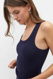 Australian Cotton Rib Tank  Midnight Sky  hi-res