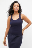 Australian Cotton Rib Tank  Midnight Sky  hi-res