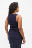 Australian Cotton Rib Tank  Midnight Sky  hi-res