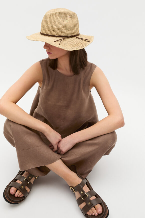 Raffia Fedora  Pinecone  hi-res