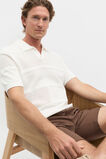Crochet Knit Polo  Vintage White  hi-res