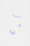 Stripe Rib Sock  Luna Blue  hi-res