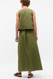 Linen Voluminous Skirt  Rainforest  hi-res