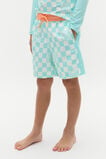 Check Logo Boardshort  Ocean Blue  hi-res
