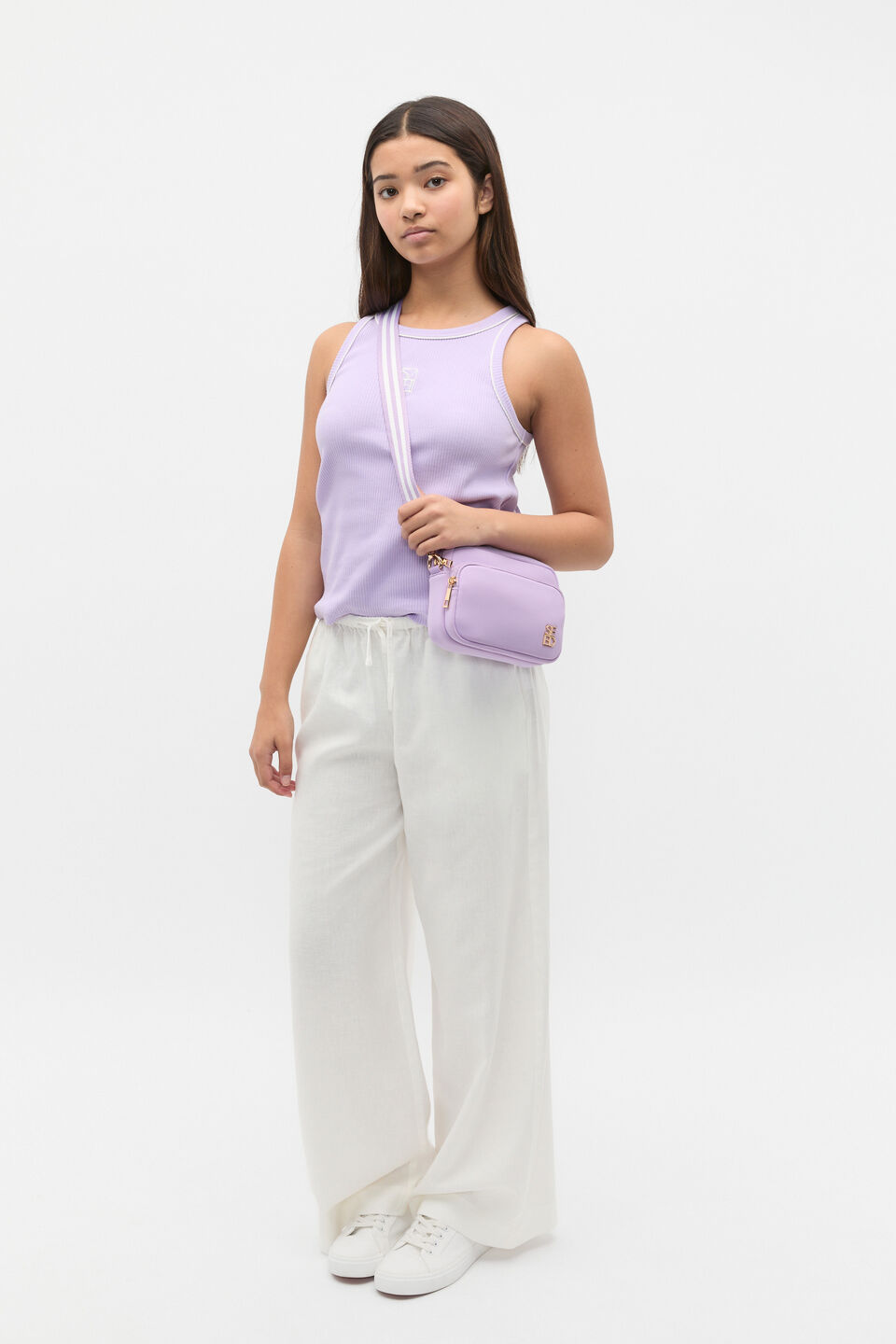 Core Logo Rib Tank  Orchid Bloom