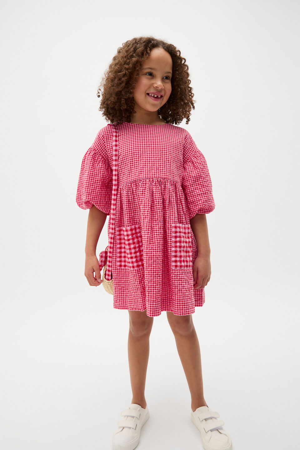 Gingham Dress  Multi