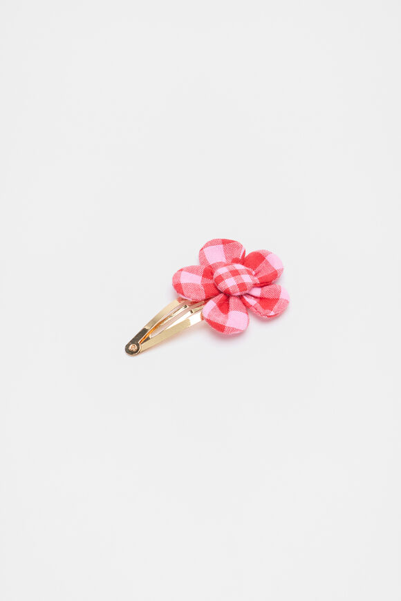 Gingham Flower Snap  Gingham  hi-res