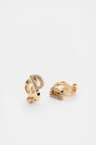 Initial Clip On Earings  D  hi-res