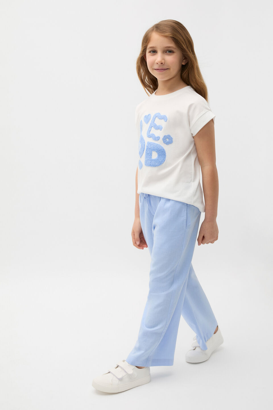Straight Pull On Pant  Luna Blue