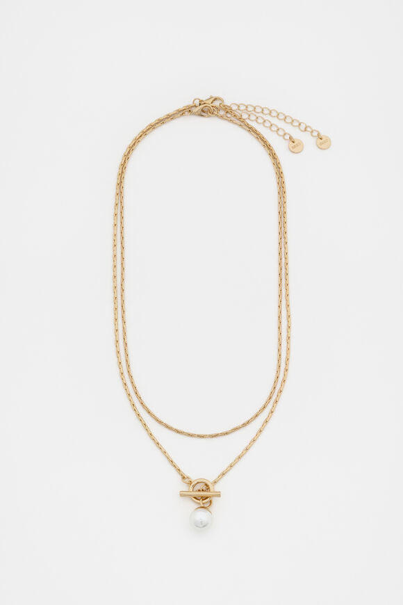Sphere Pendant Necklace  Pearl  hi-res