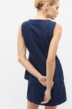 Denim Longline Vest  Twilight Blue Wash  hi-res