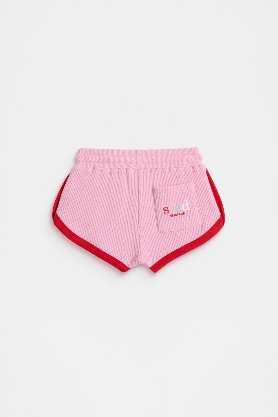 Waffle Logo Short  Candy Pink