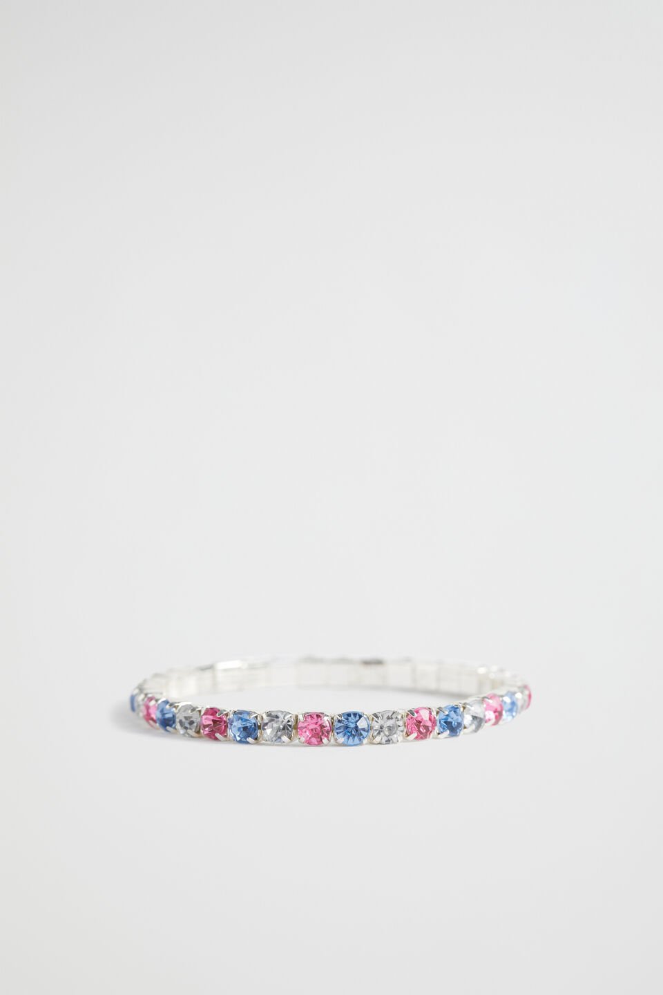 Diamante Stretch Bracelet  Multi