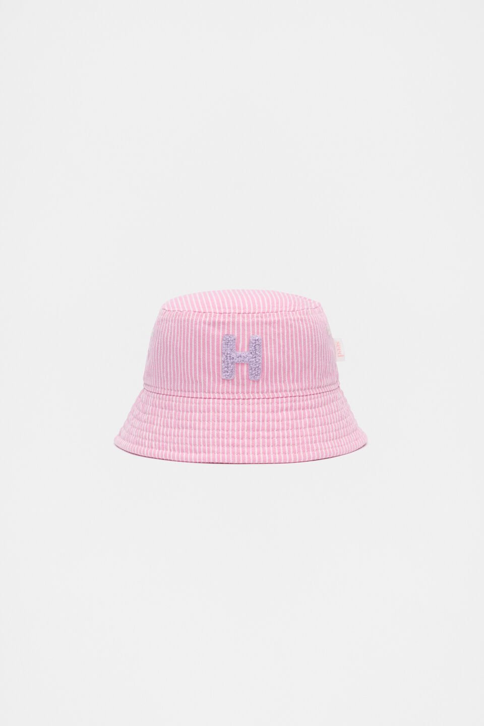 Pink Mini Initial Bucket Hat  H